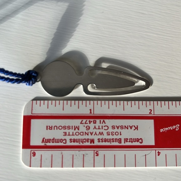 Inman Sterling Small Modern Bookmark - Picture 6 of 8